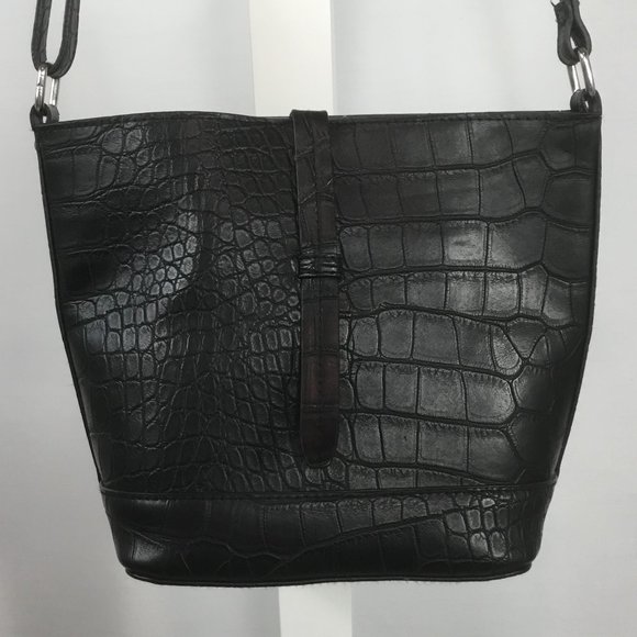 Faux Reptile Crossbody Bag - Picture 1 of 4